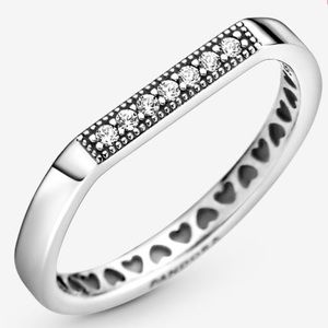 Pandora Sparkling Bar Stacking Ring